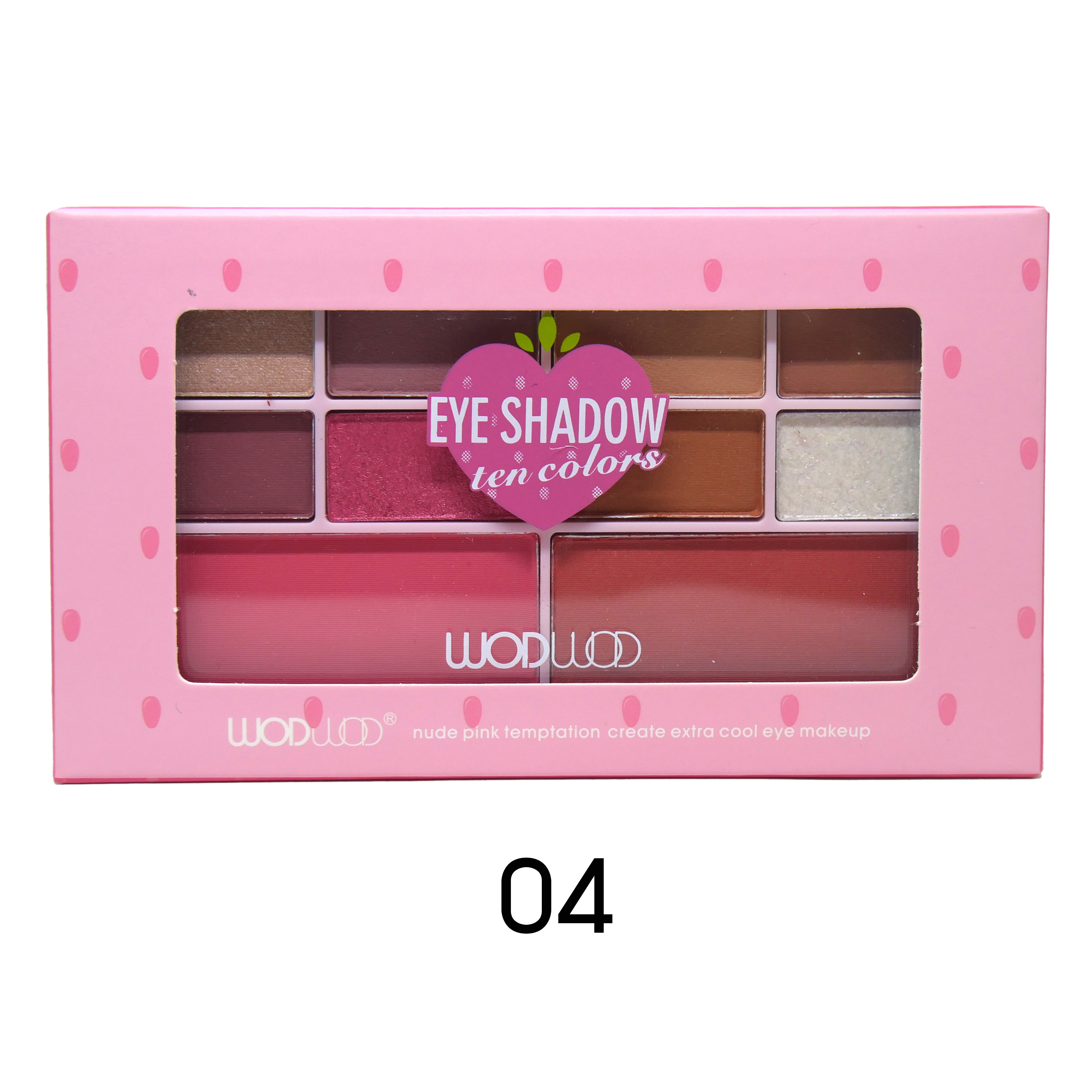 Wodwod Eyeshadow Ten Colors No.04 ราคาส่งถูกๆ W.90 รหัส ES45