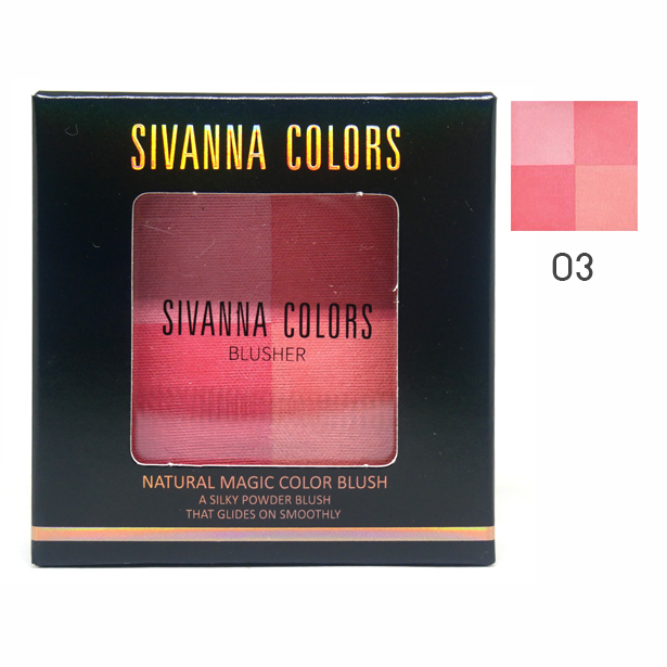 Sivanna Colors Natural Magic Color Blush HF4005 No.03 ราคาส่งถูกๆ W.70 รหัส BO388