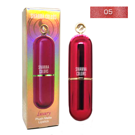 SIVANNA COLORS Luxury Plush Matte Lipstick HF4008 No.05 ราคาส่งถูกๆ W.50 รหัส L767
