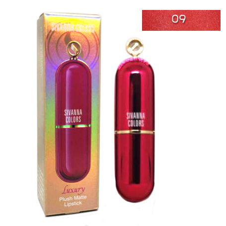 SIVANNA COLORS Luxury Plush Matte Lipstick HF4008 No.09 ราคาส่งถูกๆ W.50 รหัส L771