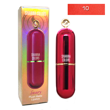 SIVANNA COLORS Luxury Plush Matte Lipstick HF4008 No.10 ราคาส่งถูกๆ W.50 รหัส L772