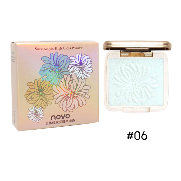 NOVO Stereoscopic High Gloss Powder Shading  Highlighting No.06 ราคาส่งถูกๆ w.60 รหัส BO440