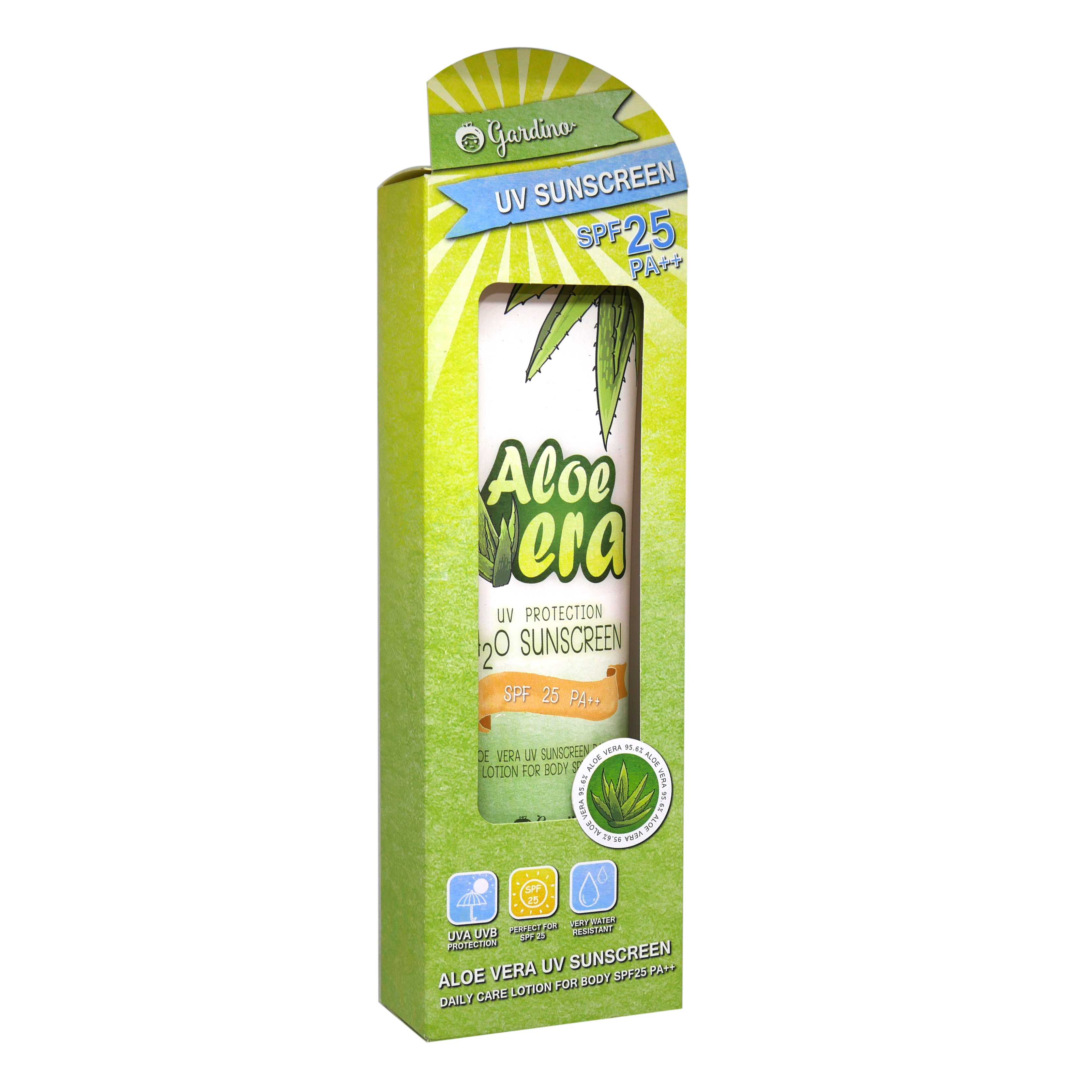 Aloe vera UV Sunscreen Daily Care Lotion For Body Spf 25 Pa+++ ราคาส่งถูกๆW.130 รหัส BD2