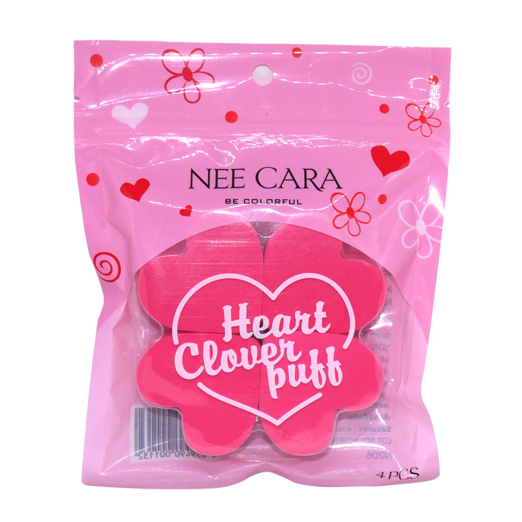 Nee Cara Animal Puff Heart CloverPuff N206 ราคาส่งถูกๆ W.50 รหัส EM268-3