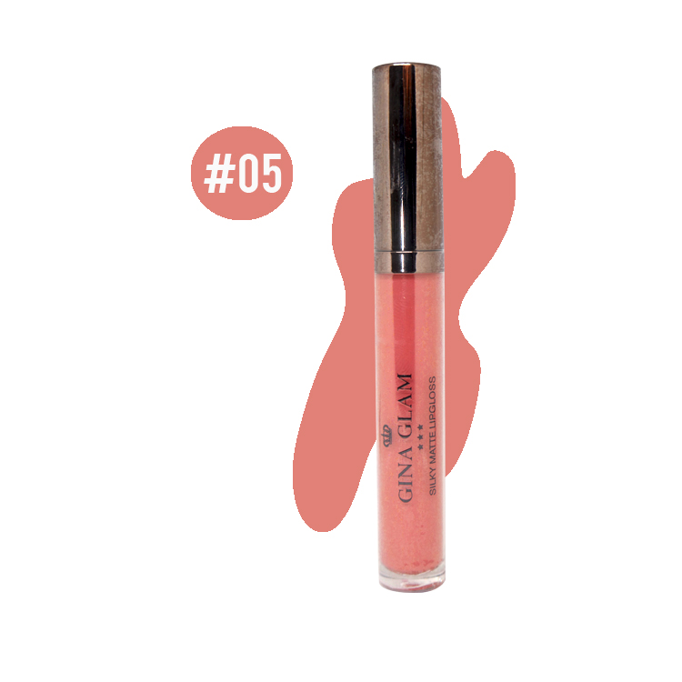 GINA GLAM SILKY MATTE LIPGLOSS No.05 ราคาส่งถูกๆ W.35 รหัส L787-4