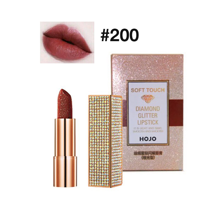 HOJO Soft Touch Diamond Glitter Lipstick No.200 ราคาส่งถูกๆ W.80 รหัส L356-3