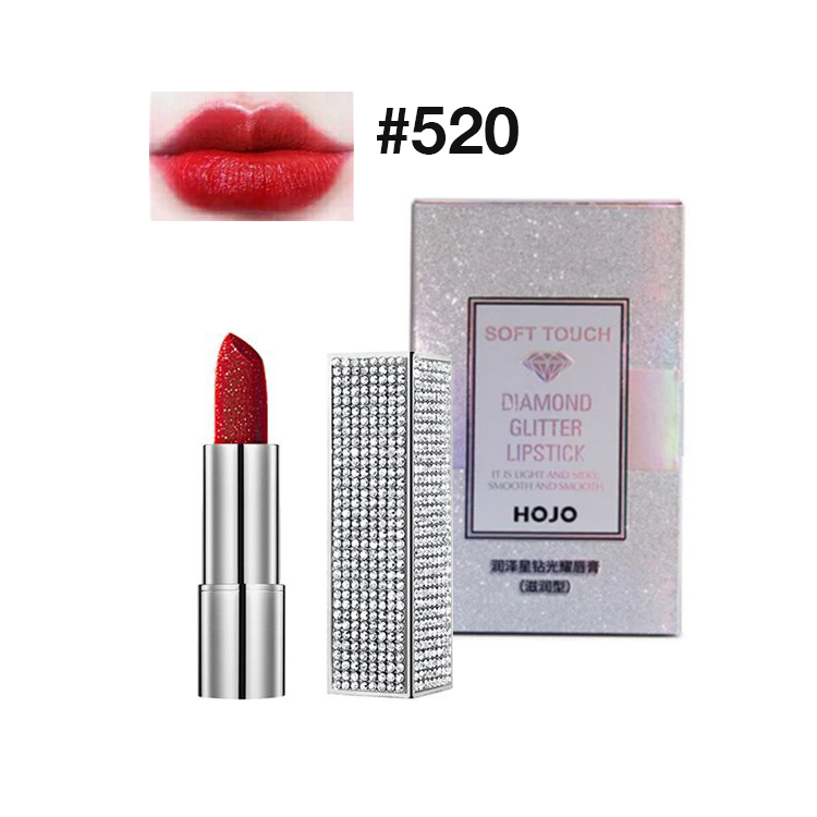 HOJO Soft Touch Diamond Glitter Lipstick No.520 ราคาส่งถูกๆ W.80 รหัส L356-5