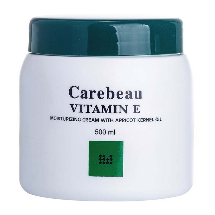 Carebeau Vitamin E Body Cream สูตรเข้มข้น ผิวเรียบเนียน 500 g. ราคาส่งถูกๆ W.555 รหัส BD614