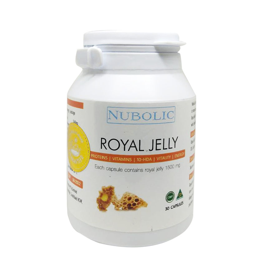 Nubolic Royal Jelly 1500 mg. นูโบลิก รอยัล เจลลี่ (30 แคปซูล) ราคาส่งถูกๆ W.90 รหัส GU220