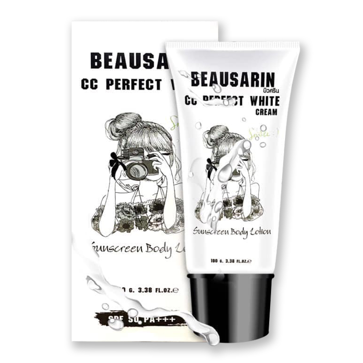 Beausarin CC Perfect White Cream 100 g. ราคาส่งถูกๆ W.160 รหัส. BD518