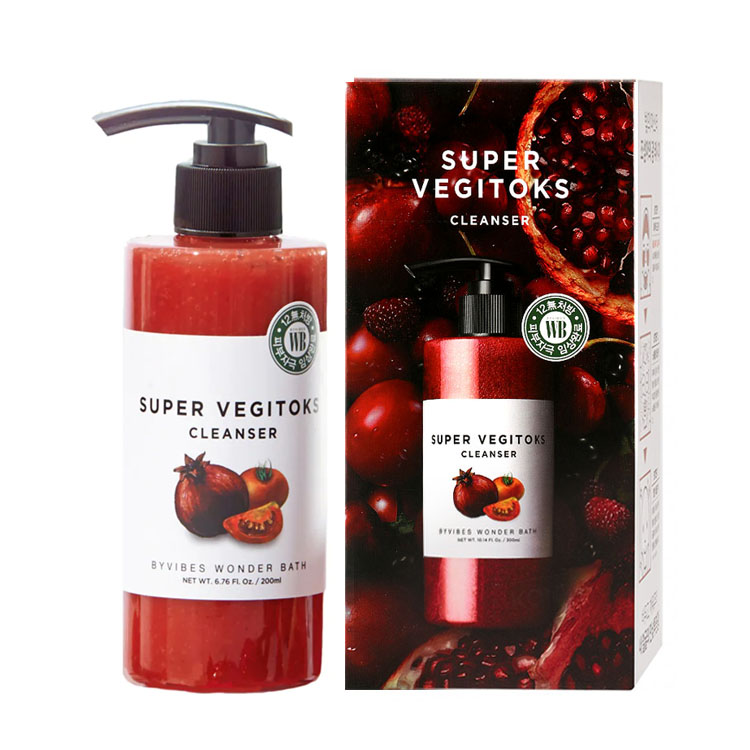 Wonder Bath Super Vegitoks Cleanser [RED] 300 ml ราคาส่งถูกๆ W.400 รหัส FC44