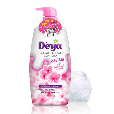 Deya shower cream goat milk Sakura ดีย่า ครีมอาบน้ำ (ซากุระ) ราคาส่งถูกๆ W.965 รหัส SP179