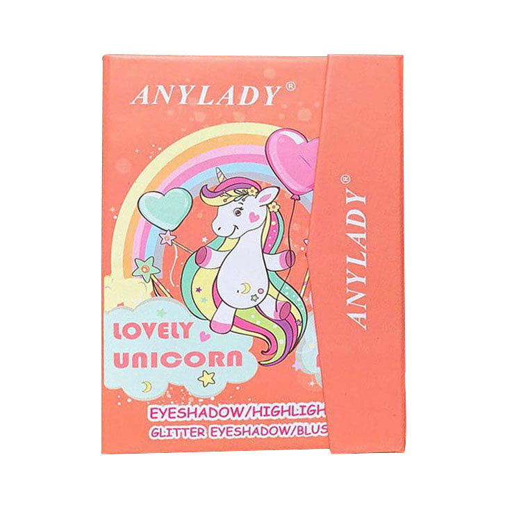 พาเลทแต่งหน้า ANYLADY Lovely Unicorn eyeshadow palette โทนสีส้ม ราคาส่งถูกๆ W.135 รหัส ES619