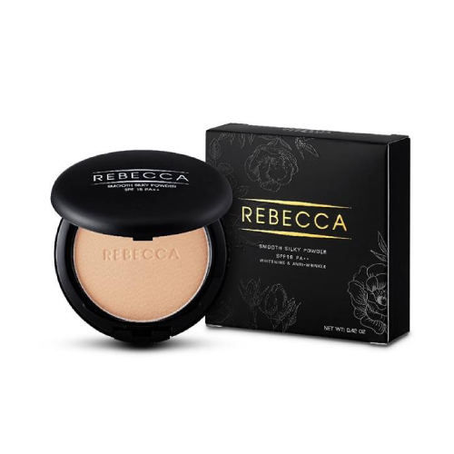 Rebecca Smooth silky powder spf 18 pa++ แป้ง รีเบคก้า NO.2 W.90 รหัส.MP666