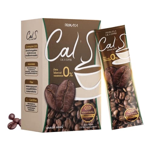 Cal S Coffee น้ำตาล 0 กาแฟอาราบิก้าสำเร็จรูป หอม นุ่ม กลมกล่อม กาแฟคุมหิว W.250 รหัส.CP95