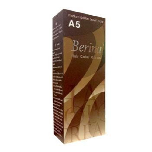 Berina - A5 สีน้ำตาลประกายทองครีมเปลี่ยนสีผมเบอริน่า สีน้ำตาลประกายทอง W.200 รหัส.H235