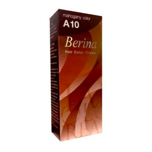 Berina - A10 สีมะฮอกกานีประกายครีมเปลี่ยนสีผมเบอริน่า สีมะฮอกกานีประกาย W.200 รหัส.H238