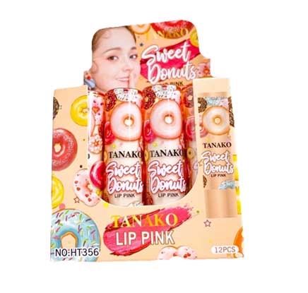 Lipbalm Tanako Lip Pink Thailand Sweet Donuts W.50 รหัส. L1021