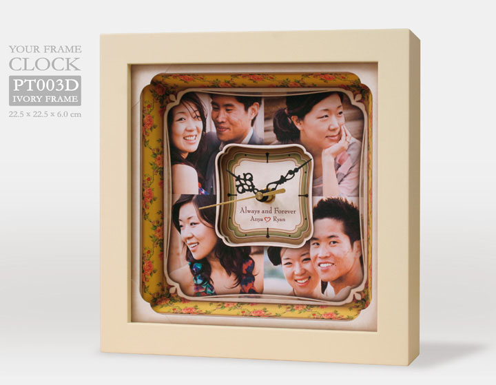 กรอบรูปนาฬิกา PT003D-W