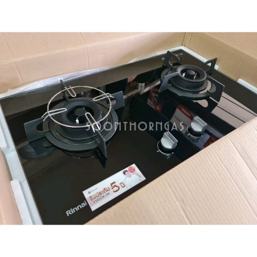 เตาฝังหน้ากระจก  2 หัว RINNAI รุ่น RB-27HG 1