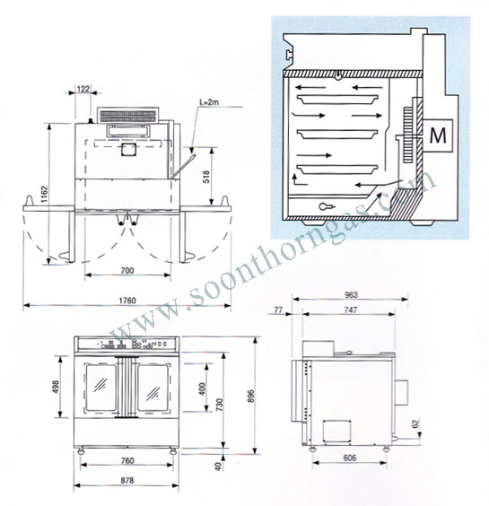 เตาอบ (Convection Oven) RINNAI รุ่น RCK-30MA 1