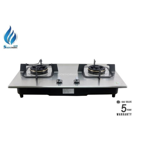 เตาฝัง 2 หัวเตา หน้าเตาสแตนเลสแท้ luckyflame รุ่น LBS-942N 1