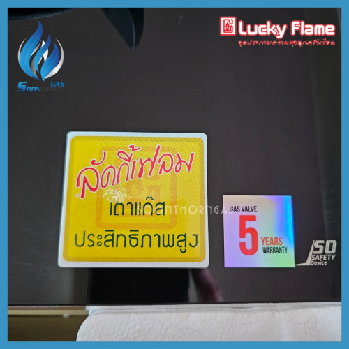 เตาฝังอัจฉริยะ 2 หัว หน้ากระจกนิรภัย ตั้งเวลาปิดอัตโนมัติ Luckyflame รุ่น LGS-942BT 6