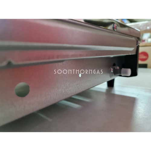 เตาแก๊สตั้งโต๊ะ 2 หัวเตา หน้าสแตนเลส ข้างสี หัวเตาทองเหลือง Rinnai รุ่น RT-902C 4