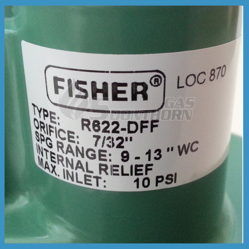 LOW-PRESSURE REGULATOR FISHER รุ่น R622DFF 2