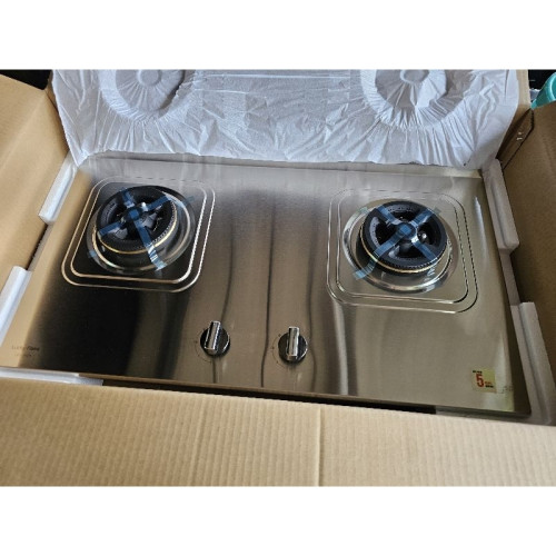 เตาฝัง 2 หัวเตา หน้าเตาสแตนเลสแท้ luckyflame รุ่น LBS-942N 5