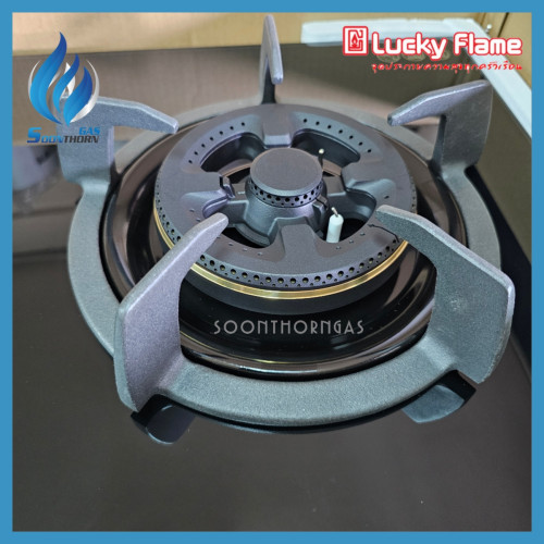 เตาฝังอัจฉริยะ 2 หัว หน้ากระจกนิรภัย ตั้งเวลาปิดอัตโนมัติ Luckyflame รุ่น LGS-942BT 4