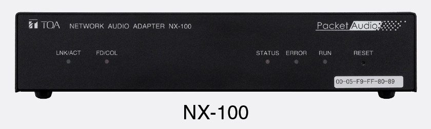เครื่องแปลงสัญญาณเสียงผ่านเน็ตเวิร์ค TOA รุ่น NX-300 1