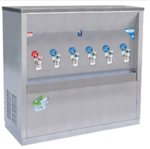 ตู้ทำน้ำเย็น-น้ำร้อน แบบ ต่อท่อประปา MAXCOOL แม็คคูล รุ่น MCH-6P (H1C5) (แบบแผงรังผึ้ง) E7UXX