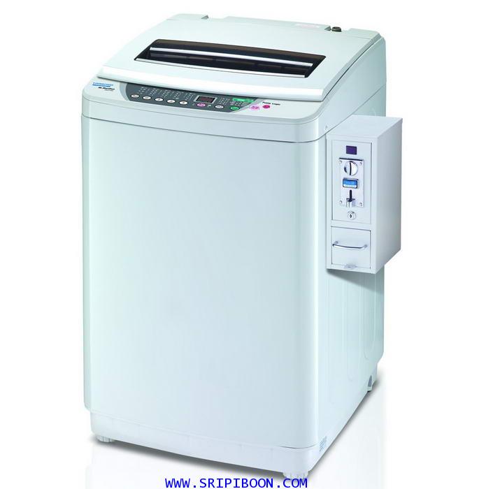 เครื่องซักผ้า หยอดเหรียญ TRIMOND ไตรมอน TWM-A100A+SM4 ขนาด 10 กก.