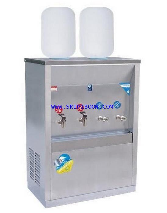 ตู้ทำน้ำเย็น-น้ำร้อน MAXCOOL แม็คคูล MCH-4P_SP ถังคว่ำ 4 ก๊อก (ร้อน2 เย็น2) 2 ถัง (แผงรังผึ้ง) E6EXX