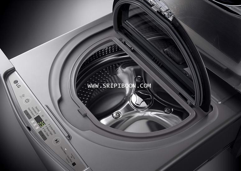 เครื่องซักผ้า LG แอลจี TWINWash™Mini เครื่องซักผ้าฝาบนดีไซน์ใหม่ รุ่น T2735NTWV 7