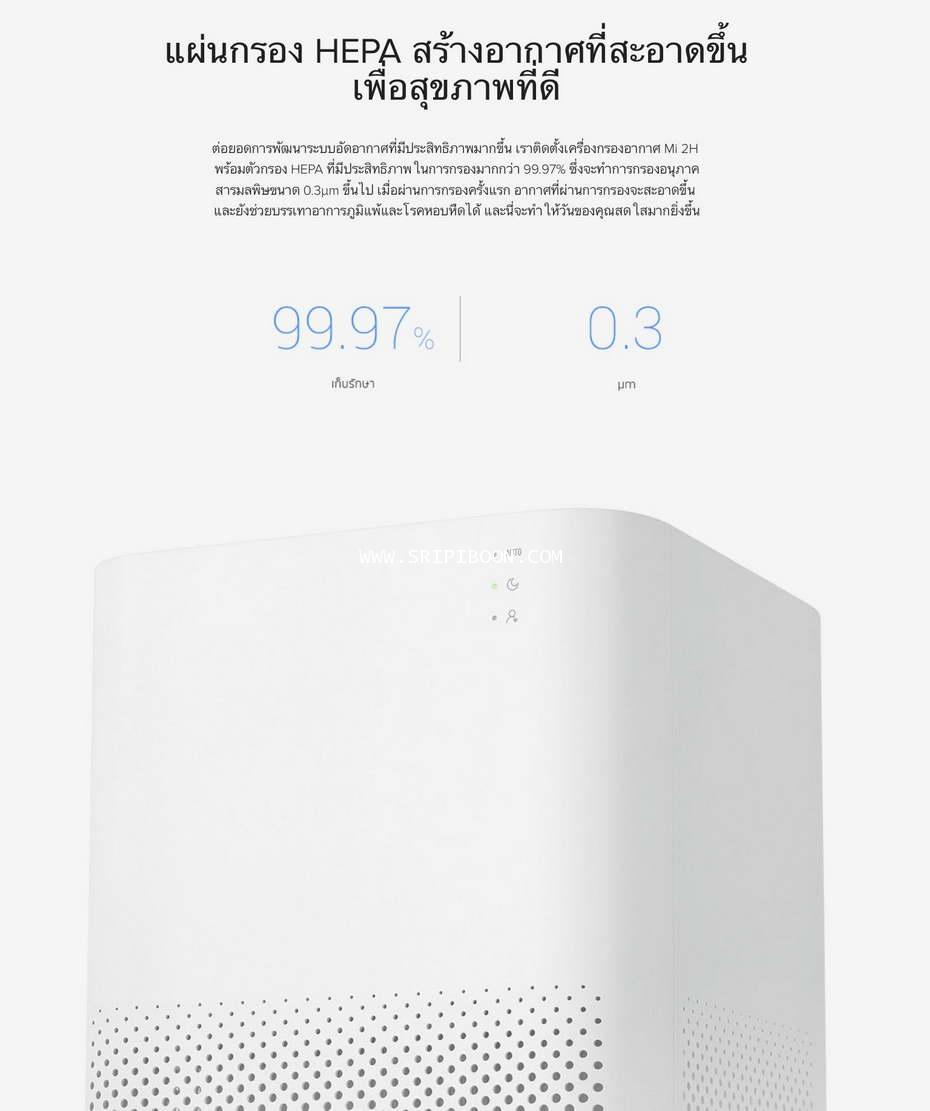 เครื่องฟอกอากาศ Xiaomi เสี่ยวมี่ Xiaomi Smart Air Purifier 4 ห้องขนาด 28-48 ตร.ม. (จัดส่งด่วน!.ฟรี) 1