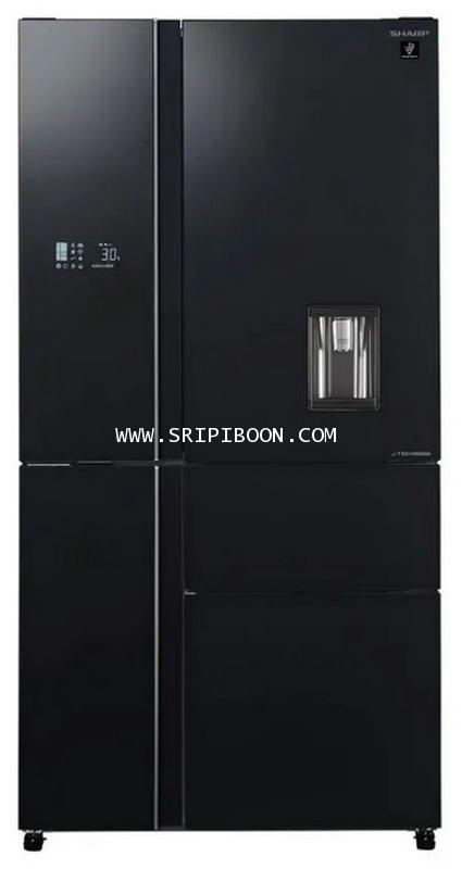 ตู้เย็น SHARP ชาร์ป 5 ประตู รุ่น SJ-FX800GPW-BK ขนาด 23.7 คิว บริการส่งถึงบ้าน!.โทร. 02-8050094-5