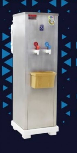ตู้ทำน้ำเย็น-น้ำร้อน แบบต่อท่อประปา MCH-4L MAXCOOL แม็คคูล 2 หัวก๊อก พร้อมเครื่องกรองน้ำในตัว