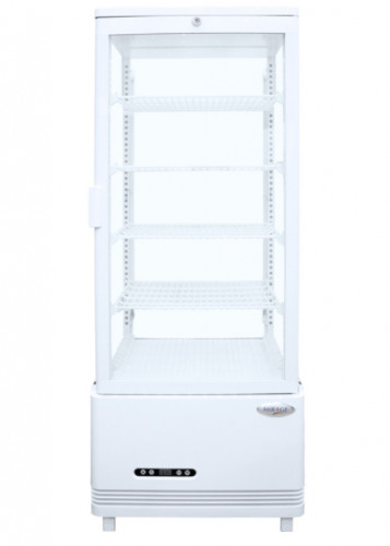 ตู้แช่เค้ก ตู้แช่เบเกอรี่ MIRAGE มิราจ รุ่น MC-111L ความจุ 98 ลิตร /3.5 คิว (กระจกสี่ด้าน)