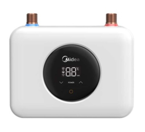 เครื่องทำน้ำอุ่น รุ่น MWH-55EATH(W) MIDEA ไมเดีย ขนาด 5,500 วัตต์