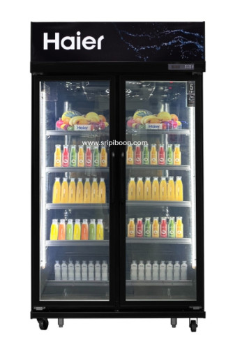 ตู้แช่เครื่องดื่ม, ตู้แช่เย็น 2 ประตู รุ่น SC-768BPCS3 HAIER ไฮเออร์ ขนาด 26.7 คิว สีดำ