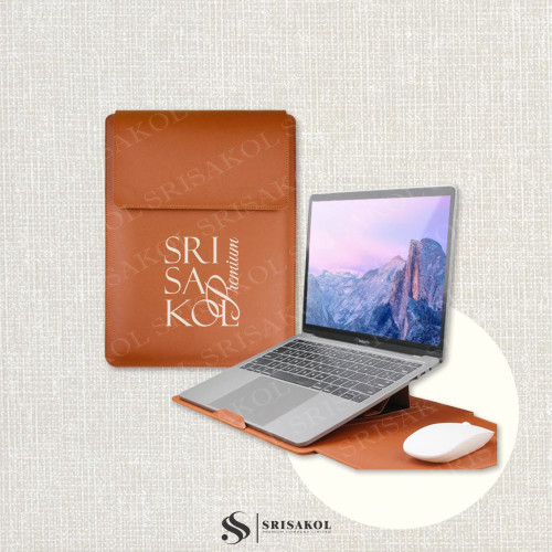กระเป๋าหนังเทียมใส่ Notebook พร้อมขาตั้ง รหัส A2609-9PS