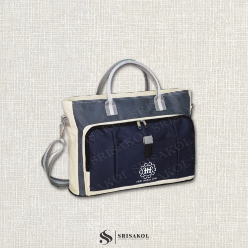 กระเป๋าใส่เอกสารพรีเมี่ยม ผ้า 600D รหัส A2617-5B