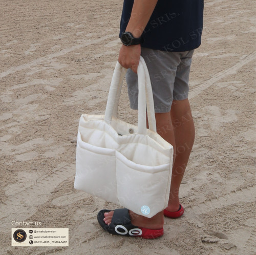 Large Fluffy Bag กระเป๋าผ้านุ่มนิ่มพรีเมี่ยมใบใหญ่ 2