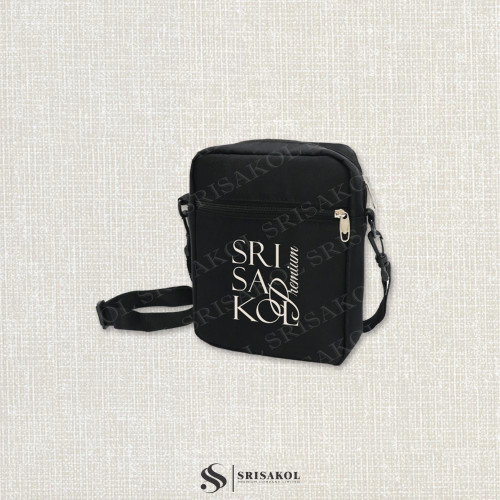 กระเป๋าสะพาย ผ้า 420D ทวิล บุฟองน้ำ ซับในทั้งใบ รหัส A2617-7BM