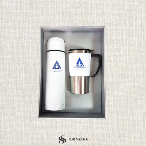 ชุด Gift set กระติกน้ำ+แก้วน้ำ พร้อมกล่อง รหัส A2407-12PP 1