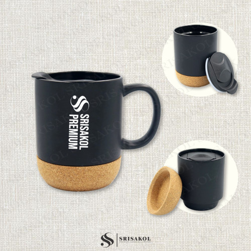 ของที่ระลึกแก้วกาแฟ แก้ว MUG มีฝาปิด รหัส A2513-6KP