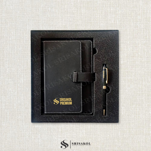 ของที่ระลึกองค์กร ชุดกิ๊ฟท์เซทพรีเมี่ยมสมุดและปากกา รหัส A2504-26KP