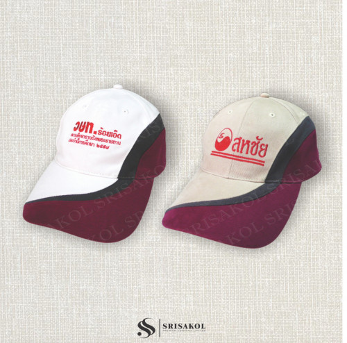 หมวก CAP 6 ชิ้น ต่อสี รหัส A1917-7H 1